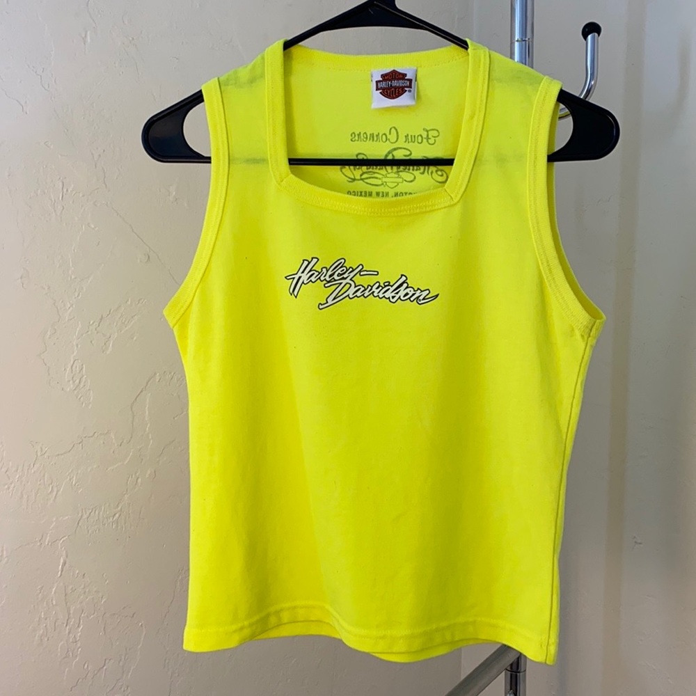 Neon Harley Davidson tank